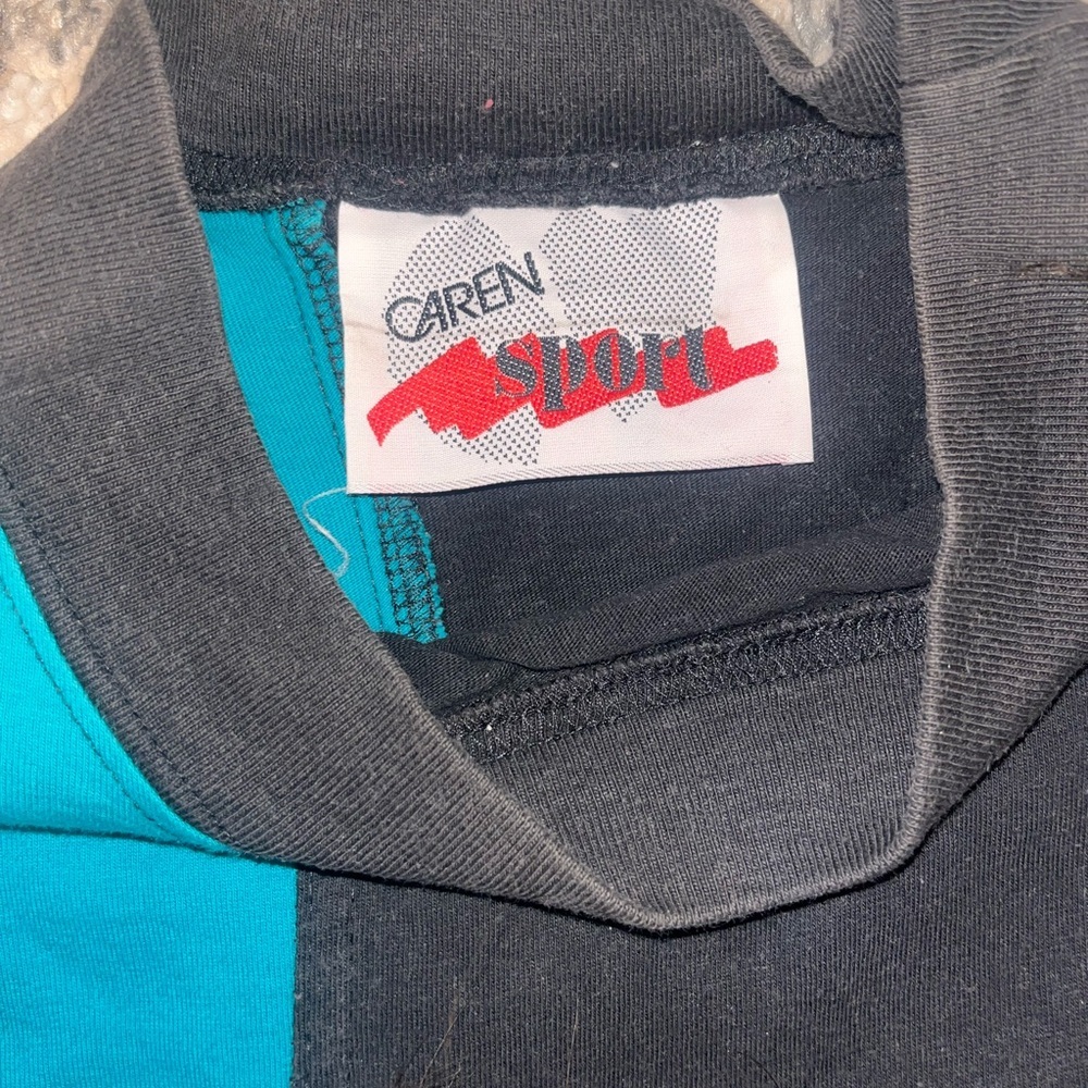 Vintage Caren sport colorblock 3/4 Sleeve Top - Picture 3 of 4